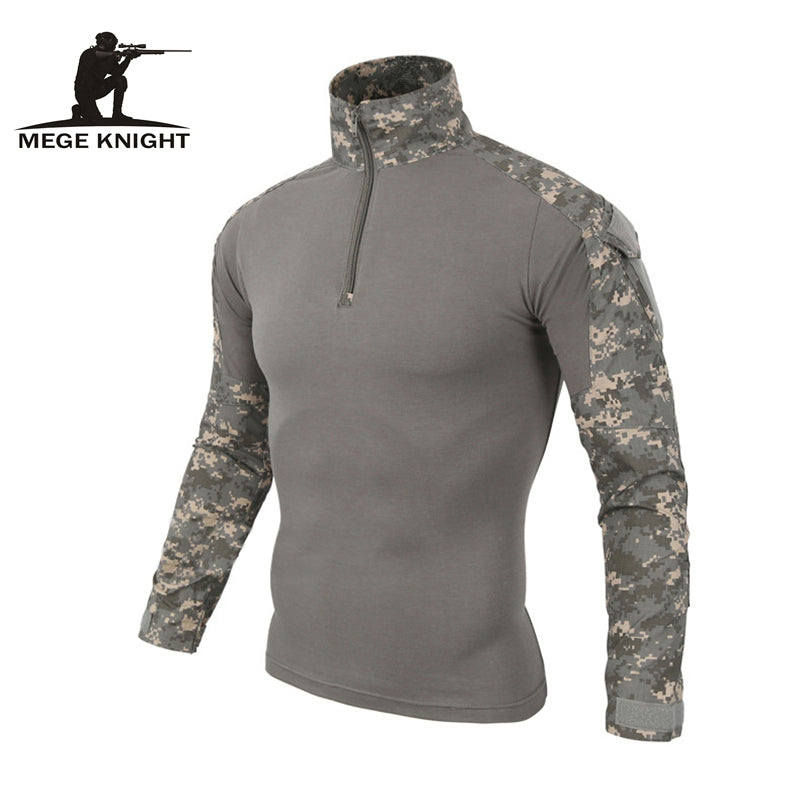 Camouflage military uniform us army combat shirt cargo multicam Airsoft paintball militar tactical clothing with knee pads
